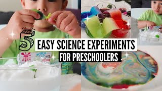 EASY SCIENCE EXPERIMENTS TO DO AT HOME FOR KIDS |EASY SCIENCE EXPERIMENTS FOR KINDERGARTEN & TODDLER