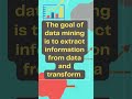 What is data mining? @Studyincense YouTube Shorts  #shorts #short #shortsvideo #viral