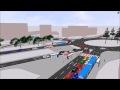 PTV Vissim & Viswalk: Simulation of traffic and pedestrians interaction