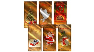 Holiday 1/10th Gram 24K Gold Aurum Collectibles 6pk