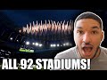 American Reacts to ALL 92 ENGLISH FOOTBALL LEAGUE STADIUMS (By Capacity)