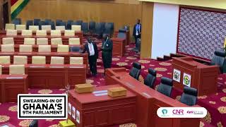 9th Parliament: Gallery Section of Parliament Filled with Ghanaians and Diplomats Present To Witness