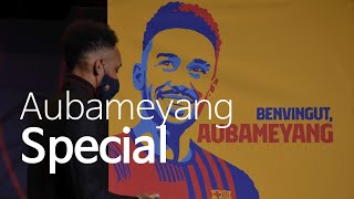 ' 아스날의 전 주장  ' 오바메양 하이라이트 | Aubameyang  -  Barcelona | Skills , Goals | HD |