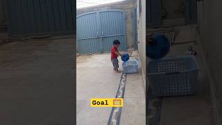 Baby playing football/cute baby shorts/baby video/funny #2024 #crazybaby #cute