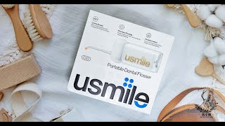 【沖牙機使用方法】笑容加 usmile C10 攜帶式手持智慧沖牙機，除了牙齒還能清髒汙