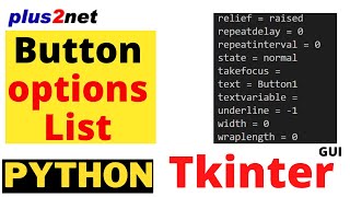 Tkinter Button list of options with values and updating values