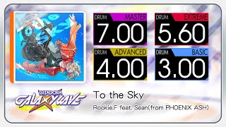 【GITADORA】 To the Sky (MASTER ~ BASIC) Drum