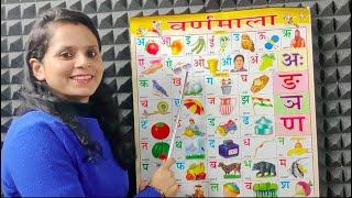 Hindi Varnamala for children | Hindi Varnamala with Pictures | HINDI VARNAMALA FOR KIDS