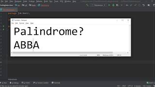 java coding interview question | palindrome