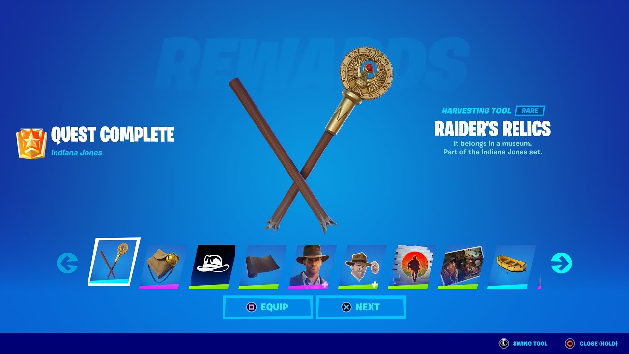 HOW TO GET INDIANA JONES RAIDERS RELICS PICKAXE IN FORTNITE! - YouTube