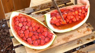 Jelly Watermelon Recipe 🍉 #shorts