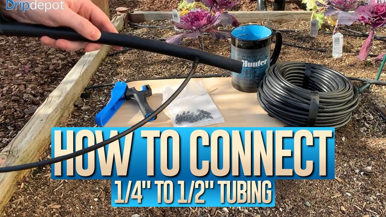 How To Connect 1 2 Irrigation Tubing | Telescopic Tube