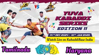 Chennai Tamizhans vs Sonipat Spartans | Yuva Kabaddi Series 11th Edition | Division 1 |#live