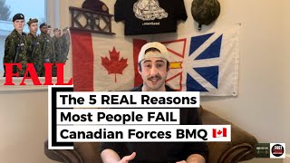 ⚔️🇨🇦 5 REAL Reasons People FAIL Canadian Forces BMQ (Most Recruits Aren’t Ready) 🇨🇦⚔️