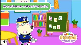 Brave Policeman Patrols the Street | Baby Panda Police Office | BabyBus