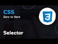CSS Selectors | CSS Crash Course: Essential Concepts for Beginners | CSS Zero to Hero
