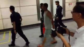 Man taken to the staff area of Hougang MRT station after security incident