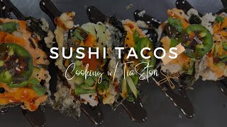 How to Make the BEST Sushi Tacos I Lunch Recipes I Quick Dinner Idea I MissTiaStori