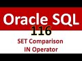 SQL for Beginners   116   SET Comparison IN Operator