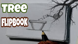 Tree growing Flipbook drawing | Easy Flipbook