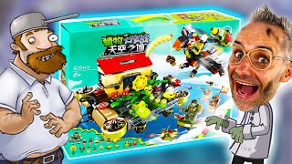 КОНСТРУКТОР ЛЕГО PLANTS VS ZOMBIES - ВОЗДУШНАЯ БИТВА! ДОКТОР ЗЛЮ И LEGO ЗОМБИ ПРОТИВ РАСТЕНИЙ!