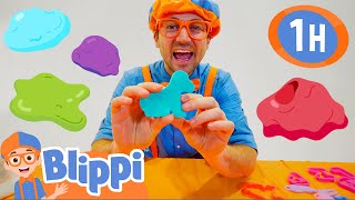 Blippi Plays with Clay! | 1 HOUR OF BLIPPI TOYS! | Educational Videos for Kids | Learn with Clay