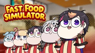 Shu POV | Fast Food Simulator! w/ Zali Reimu Kotoka Elira Maria