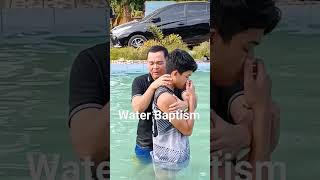 Water Baptism.  Immersion