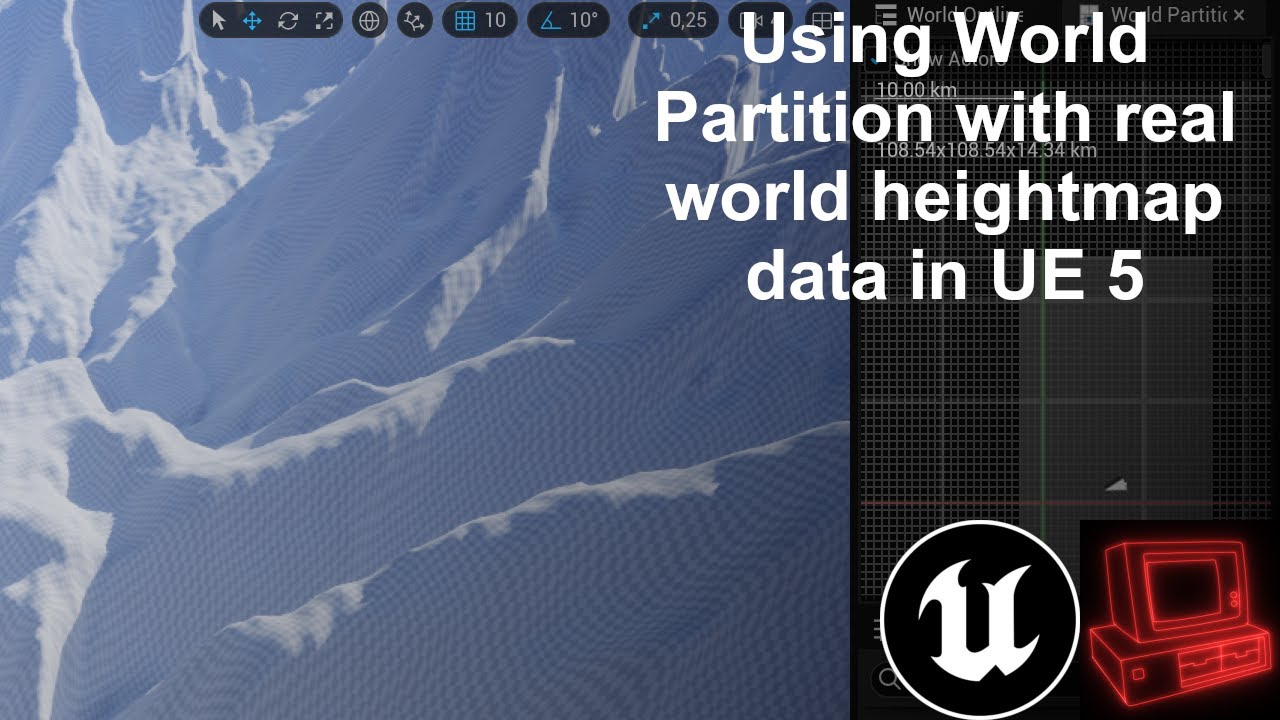 Using World Partition With Real World Heightmap Data | Unreal Engine 5 ...