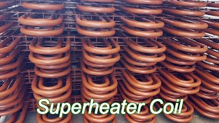 carbon steel sa192 superheater coil argon arc welding 100% pt