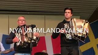 Klipp från fyra låtar - Peter och Beiron - Hjo 2018 Dragspelsstämman