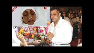 Salman Khan Crying on Sridevi's Funeral  Sonam Kapoor