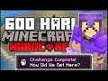 600 HARI Minecraft HARDCORE di Pulau Terpencil! [1.17]