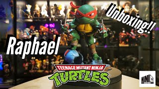 TEENAGE MUTANT NINJA TURTLES RAPHAEL BY MINICO IRON STUDIOS UNBOXING