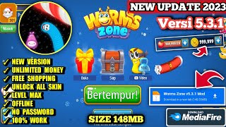 Download Worms Zone io Mod Apk V5.3.1 Terbaru 2024 Unlimited Coin & Unlock All Skin