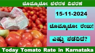 Tomato price in Kolara market ಟೊಮೊಟೊ ಬೆಲೆ ವಿವರಣೆ l 15-11-2024  @BealertJob