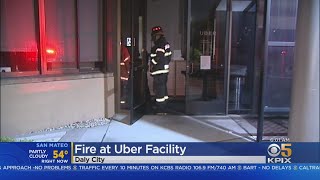 Daly City Uber Office Fire Investigated As Possible Arson; 1 Person Detained