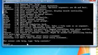 Creating your MySQL Database with a .SQL script