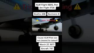 KLM Flight 4805 \u0026 Pan Am Flight 1736 ✈ #shorts