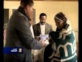 The Mandela family and the Al-Mdaad foundation donate Blankets