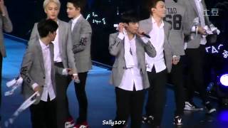 140511 EXO 上海Showcase RUN focus LAY by 芒果卡路