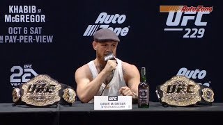 UFC 229 Pre-fight Press Conference: Khabib vs McGregor