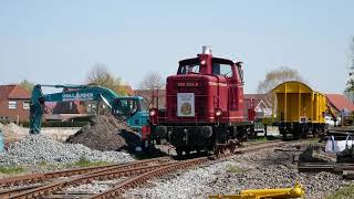 V60 (260 555-8) der MKO beim umsetzen - Osterfahrtag 2019