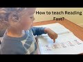 How I taught My Child to Read by age 3?