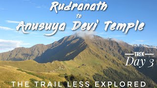 Rudranath Trek | Day 3 | Rudranath to Anusuya Devi (Mandal) | Panch Kedar Yatra | English Subtitles