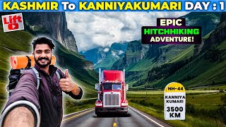 Kashmir To Kanniyakumari 🤩 | Kashmir | Kanniyakumari | Without Money Travel | Vlogger Veera