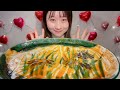 asmr 和牛ユッケ丼【咀嚼音 mukbang eating sounds】【日本語字幕】