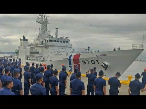 PCG's Largest Vessel BRP Teresa Magbanua Finally Arrive In Manila Port ...