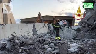 SERVIZIO - CROLLO DEL PONTE A GENOVA, LA TOSCANA IN LUTTO