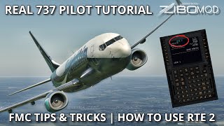 B737 FMC Tips \u0026 Tricks from a Real Boeing Pilot | How to use RTE 2